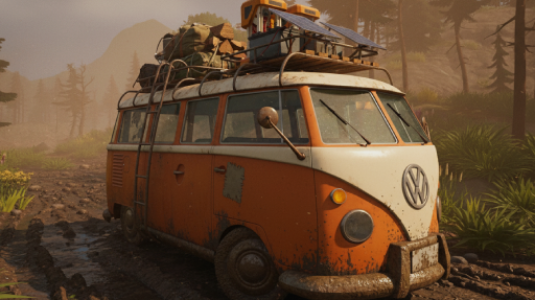Outbound game’s van