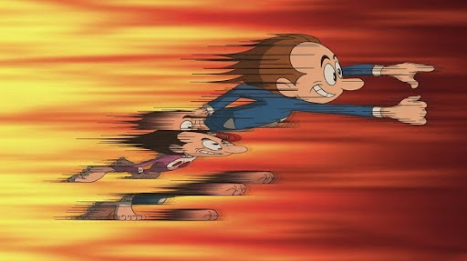 Smear frames in TV animation