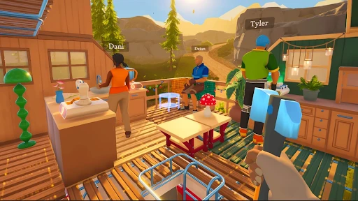 The characters in the Outbound game