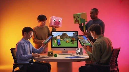 The craft of creating 3D paper models of Minecraft