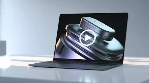 A 3D product animation clip