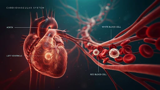 Medical animation visual