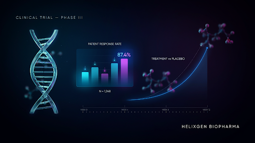 An example of Biotech clinical data animation