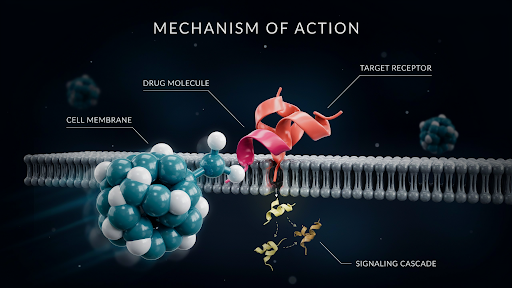 An example of mechanism of action animation