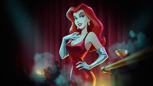 Hand-drawn animation of Jessica Rabbit