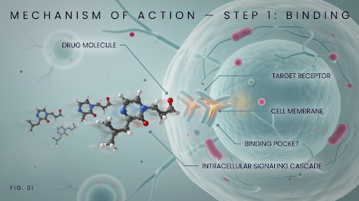Mechanism of action animation for HCP education