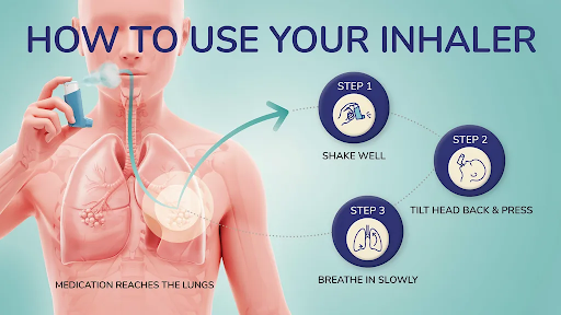 Treatment instructions in an animated manner